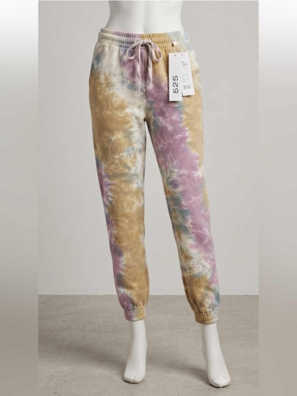 525 America Pastel Tie Dye Cotton Jogger Sweatpants Size XS New With Tags
